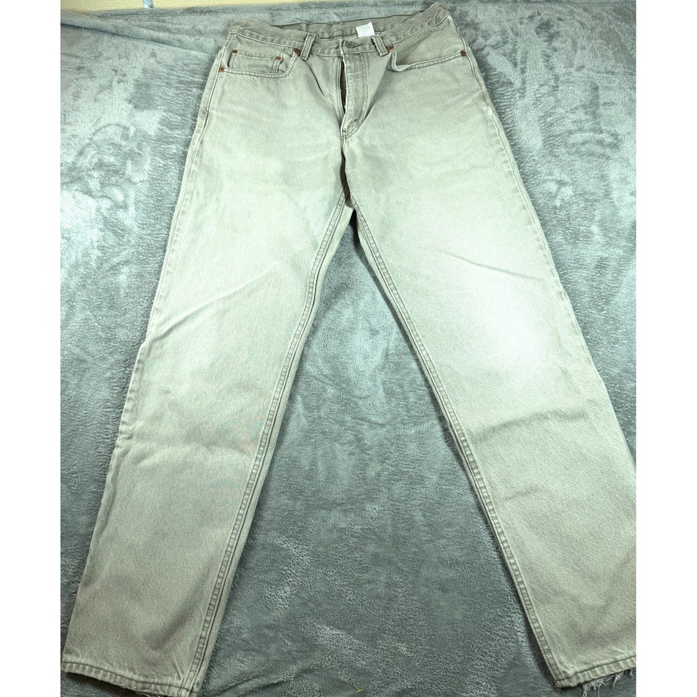 Vtg Levi's 550 Relaxed Fit Jeans Men's 34x34 Gray USA Made 80s 90s Tapered Leg‎